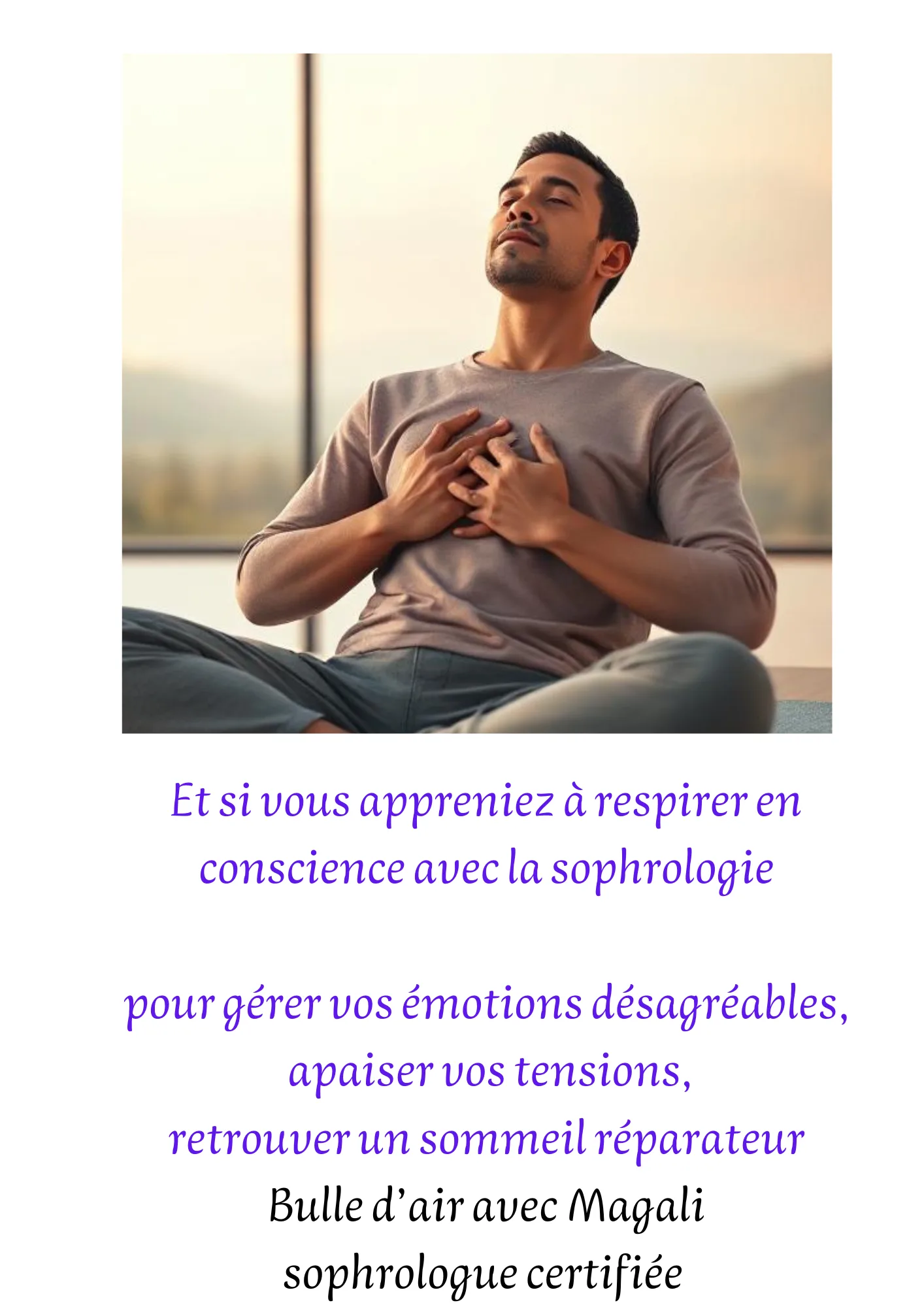 Respirer en conscience pour se détendre